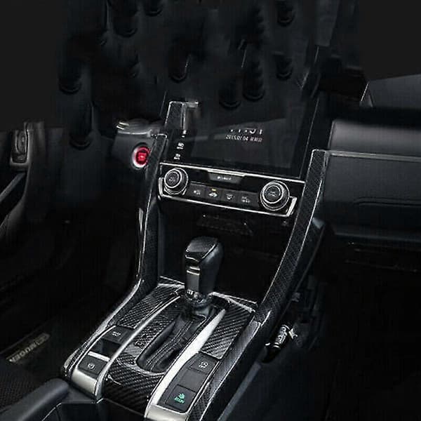 2 stk. Carbon Fiber Skifte Stripe Panel Cover Trim Til 10. 2016-2019