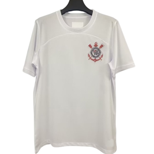 23-24 Corinthians vit anpassad jersey träningsdräkt kortärmad jersey T-shirt Carrick NO.16 M