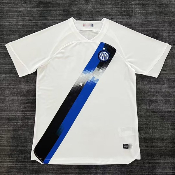 23-24 Inter Milan Borta T-shirt för träningströja för fotboll L