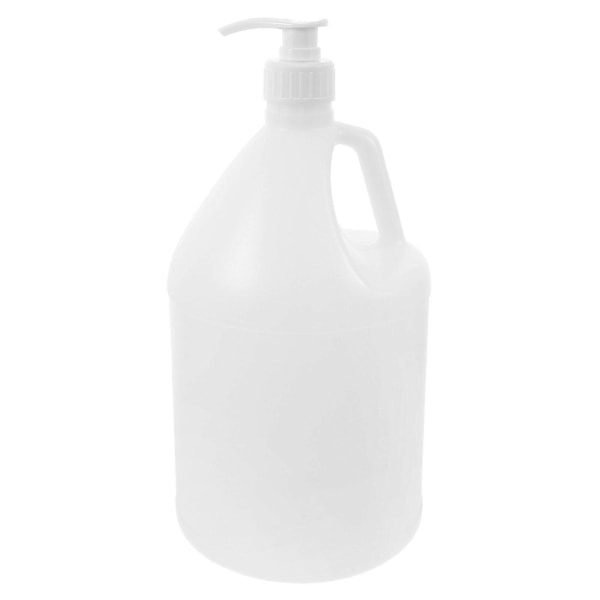 1 Set Plast Hink Praktisk Vattenflaska Portabel Dunk Med Lock Och Pumphuvud 4L