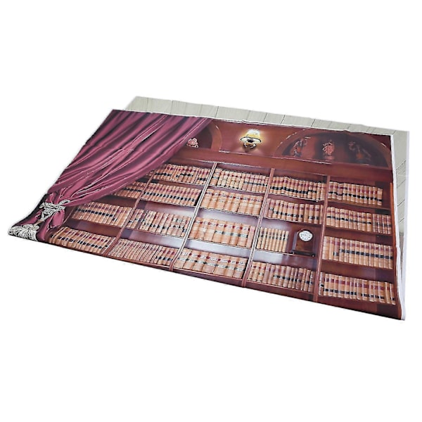 Vinta Bibliotek S Gulv Fotografering Bakgrunner Foto Rekvisitter Studio Bakgrunn 5x7ft