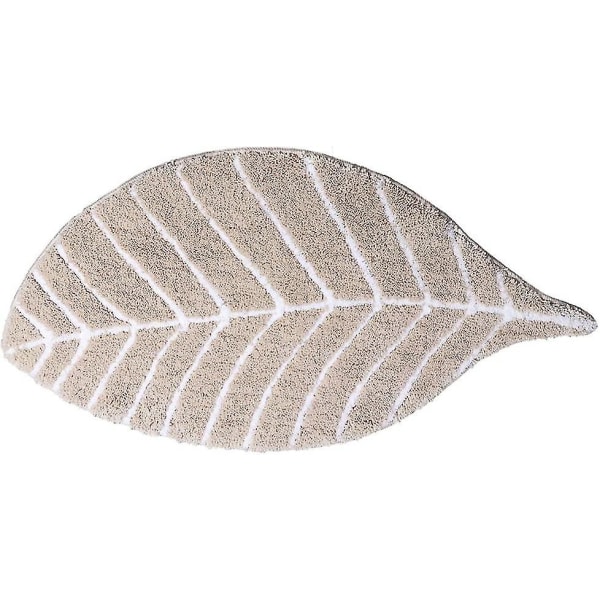 Tflycq Søt Dørmatte for Barn - Absorberende Baderomsmatter i Mikrofiber - Dørmatte Teppe Gulvmatte, Bladform