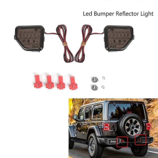 2 stk. LED Refleks for Støtfanger Jl 2018-2022 Led Side Er