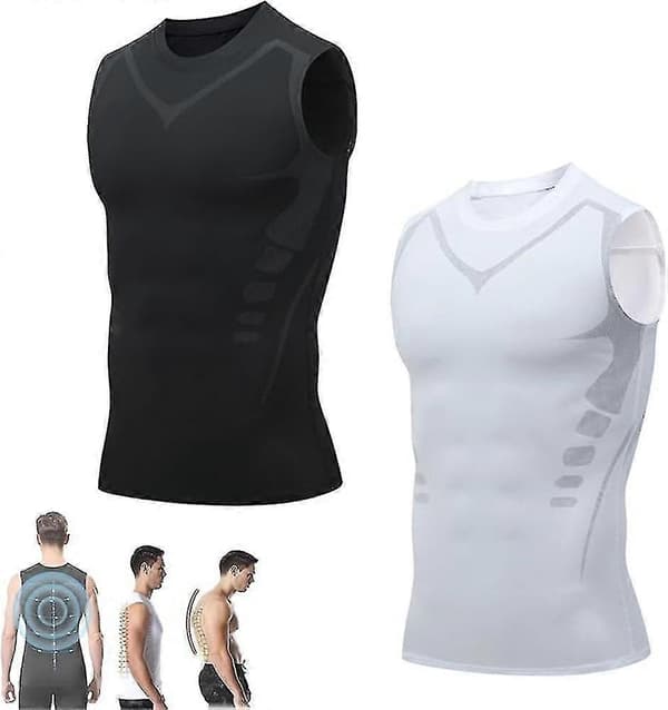 Menionic Tourmaline Posture Corrector Vest, Menionic Tourmaline Posturecorrector Vest, Posture Correc 2PCS A 3XL