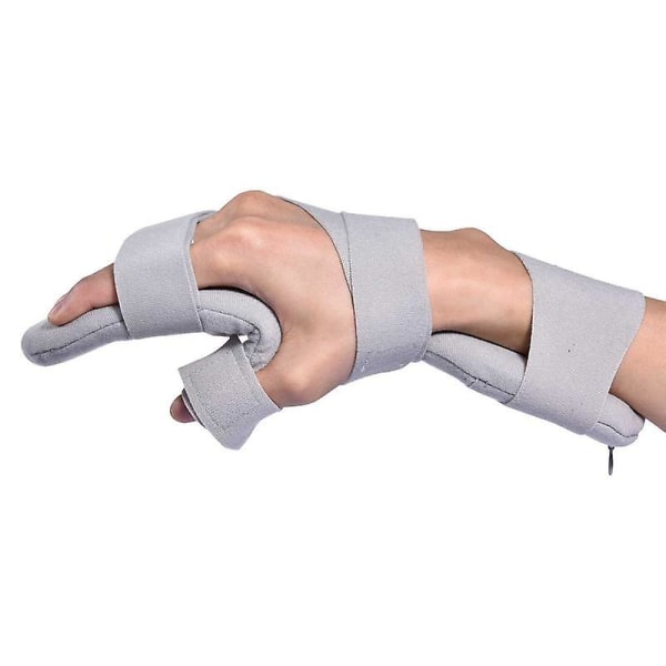 Hand Handledsfraktur Fast Finger Korrektor Skena Gamla människor Stroke Hemiplegisk rehabilitering Träningsutrustning A