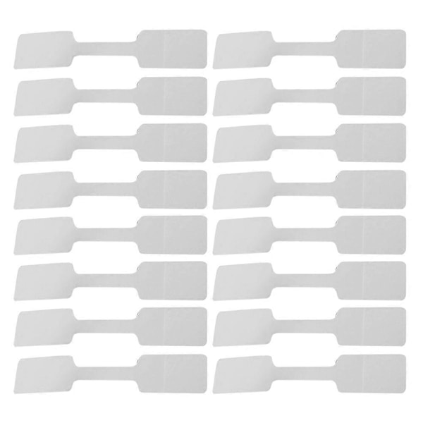 100 stk. blanke smykkeprisetiketter klistermærker smykkeidentifikationsdisplayetiketter