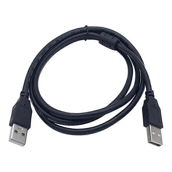 Datakabel Højhastighedstransmission Stabil Udgang Driverfri USB2.0 A til A Han til Han Dataoverførselskabel til Radiator