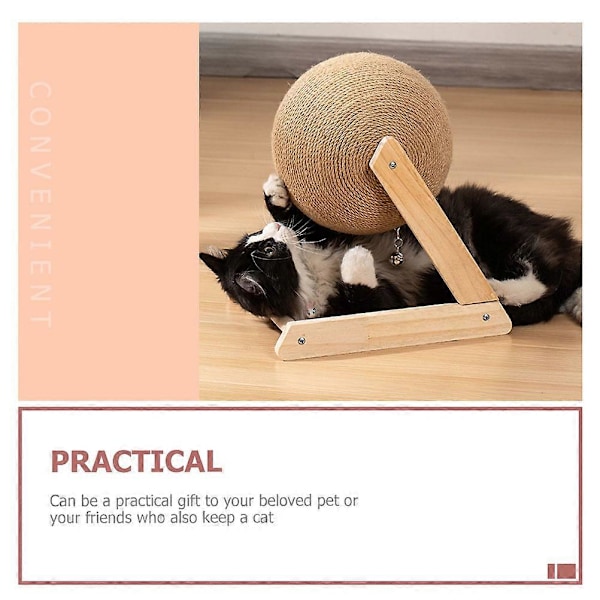 Kattklösleksak Rolig Kattklösboll Leksak Sisal Klösboll Glob Leksak Kattleksak