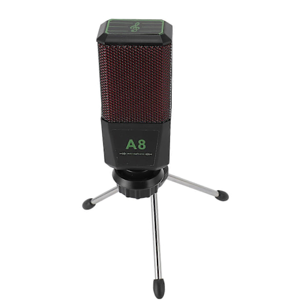 USB-mikrofon Universell brusreducering Fyrkantig Cardioid-mikrofon för datorer, telefoner, konferenser och spel