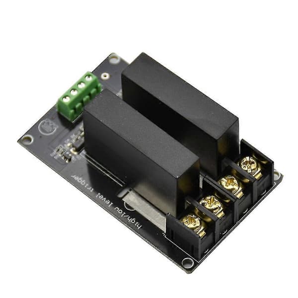 380v 8a 2-kanals SSR-kort Solid State Relämodul Hög Låg Nivå H-l Triggerkort D3808 Kontroll