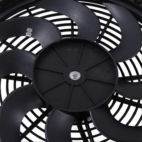 14in Universal Elektrisk Kølerventilator Monteringssæt 12V 90W Slim Ventilator Push Pull