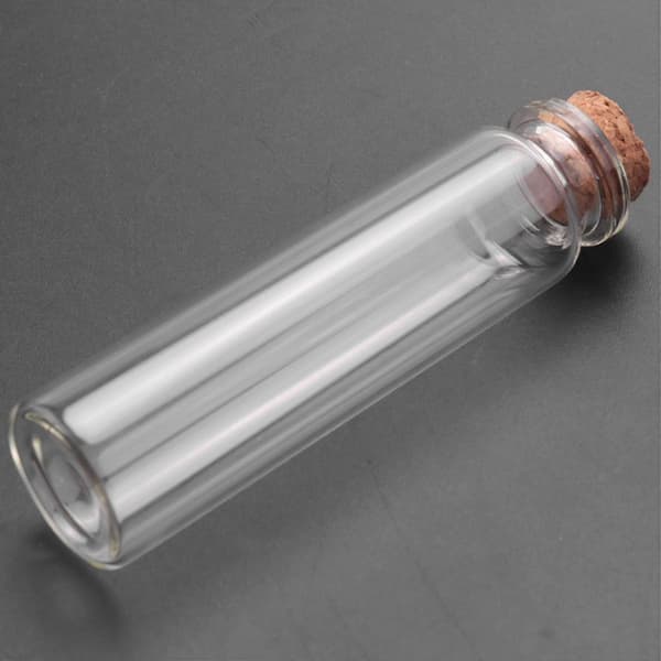 20 kpl 20 ml Mini Kirkas Toivepullo Viesti Lasipullo Korkilla Koti Sisustus