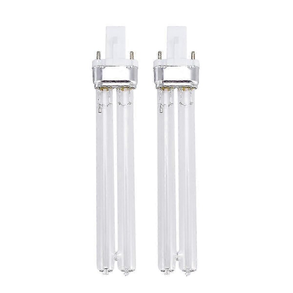 2 stk. 11w Ultraviolet UV Desinfektionslys Lamper UV Steriliseringspærer Til Sterilisator Akvarium (g23 Lampefod)-XinHan