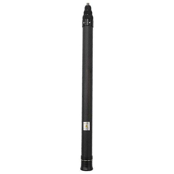 Usynlig Carbon Fiber Selfie Stick Justerbar Forlængerstang til Insta 360 X3 / ONE X2 GO 2 Selfie Stick Tilbehør