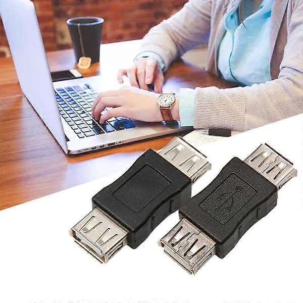Adapter Hun til Hun Forlænger PVC USB 2.0 Standard Konverter til Computer