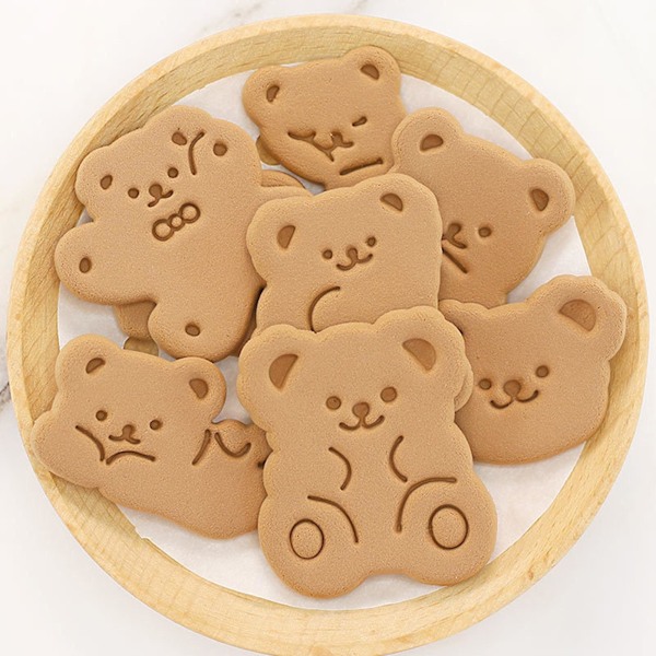 Kakeform Matkvalitet Søt Positur Bredt Anvendt DIY Bjørneform Bakeform Kakeform For Baking