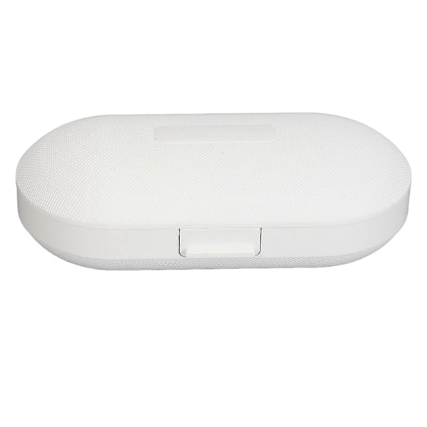 Hörselhjälp Skyddsbox Portabel Anti-Slip Organisation Hörselhjälp Förvaringsfodral Vit Sjöblå