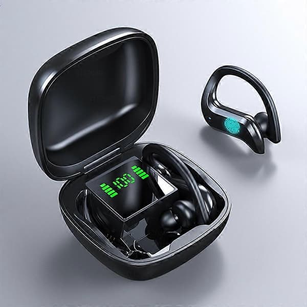 MD03 True Wireless Stereo Bluetooth-kompatible 5.0 Trådløse Touch Øretelefoner med Digital Display Opladningsboks