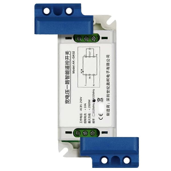 RF-sender og -mottaker for lysstyring Fleksibel lysstyring 85-260V Ingen kabling Rask sender