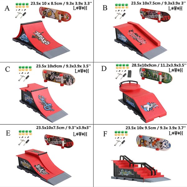 Skate Park Rampe Dele Til Fingerboard Finger Board Ultimative Parker Nye