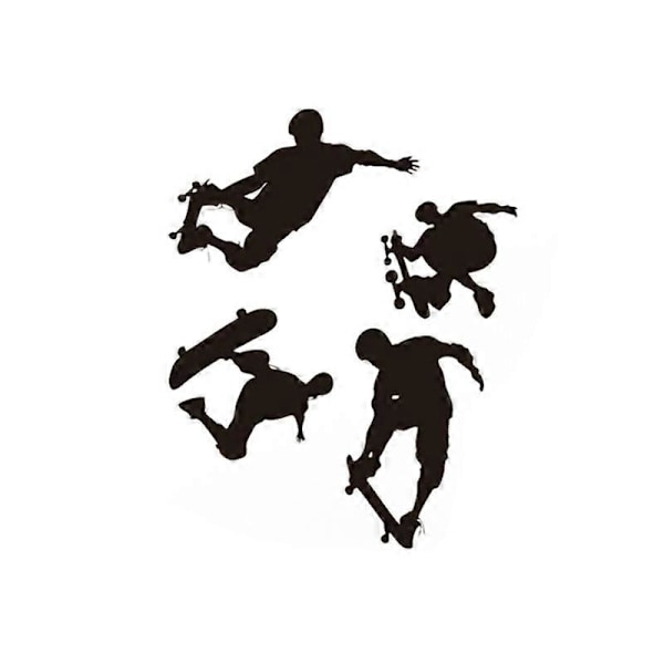 Kul Skateboard Gutt Vegg Klistremerke Dekal Stue Barnerom Tapet Dekor