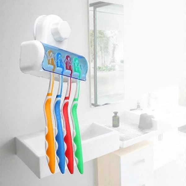 Creative Home Dammtät Sugpropp 5 Tandborsthållare Väggmonterat Ställ