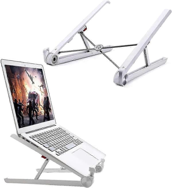Bærbar Laptop Skrivebordsstativ Sammenleggbar Ventilasjon for MacBook og Laptop