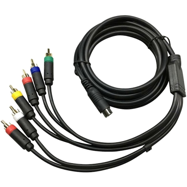 RGB/RCA Kompositkabel, Färgmonitor Speciallinje För Saturn Röd Blå Grön RGB+sync Video Och A