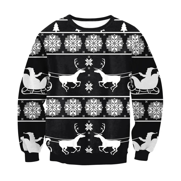 Ugly Christmas Sweater Herr Dam Tröjor 3D Rolig Söt printed Holiday Party Xmas Birthday Sweatshirts Unisex pullovers Toppar style 13 2XL