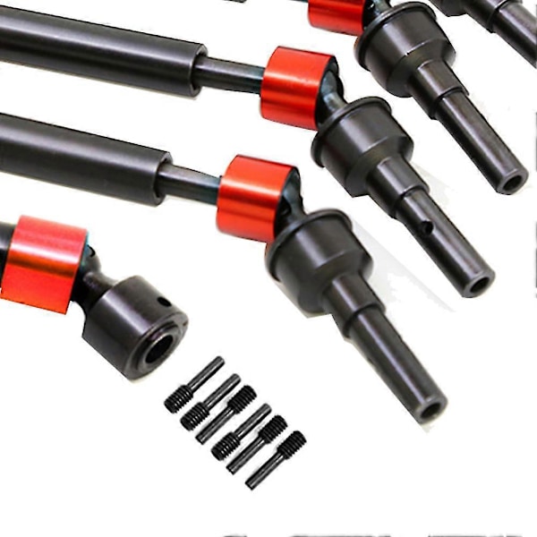 Metall CVD Drivaxlar Set För 1/10 Summit, röd