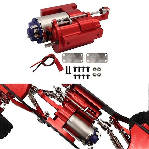 Tregeneration Full Metal 2-växlad Växellåda Transmission För B14 B24 C14 C24 Mn D90 Mn99s Rc Bil Pa
