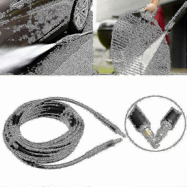 Til Karcher K2 K3 K4 K5 K6 K7 (6m) Trykvaske Vandrensning Højtryksudskiftningsslange Rengøringskit 6m/8m/10m/15m(bedst)
