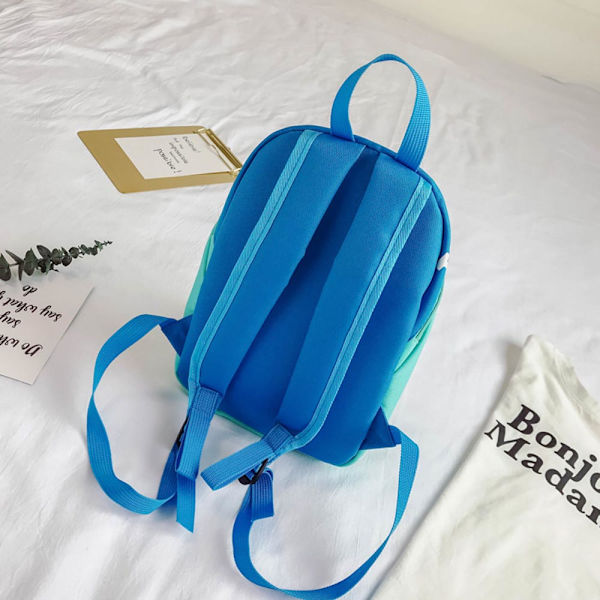 Broderte koreansk versjon av barneskolesekk 2023 ny lett ryggsekk personlighet trend gutter og jenter baby barnehage trompet Red