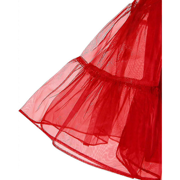 Elastisk chiffon underkjole til kvinder, puffet tutu tylskørt, prinsesse balletdans pettiskirts S-2xl Style3 M