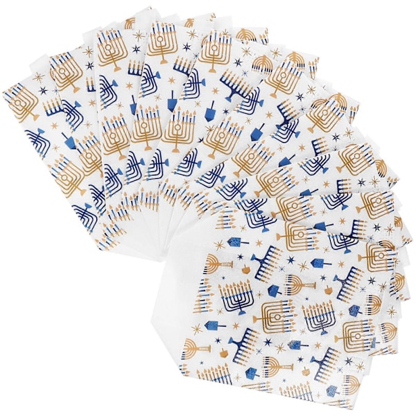 10 stk. Gaveposer Dekorative Gaveindpakningsposer Hanukkah-tema Gaveposer Gaveemballageposer