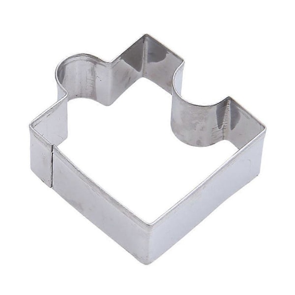4 stk./sæt Puzzle Form Rustfrit Stål Kiksform Cookie Kage DIY Form Skærer