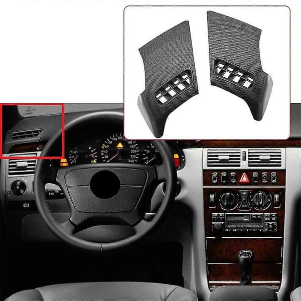 Bil Dashbord Høyre+Venstre Side Ventil Høyttaler Grill Deksel For W210 E-klasse E320 E430 E55 1996-2002