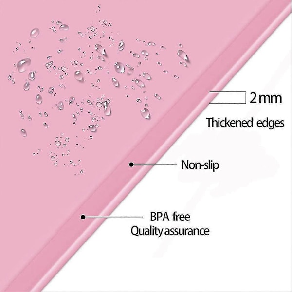 Silikonmatta för pyssel, 61x40 cm, silikonmatta för resin, pysselmatta för hantverk, för gjutning DIY