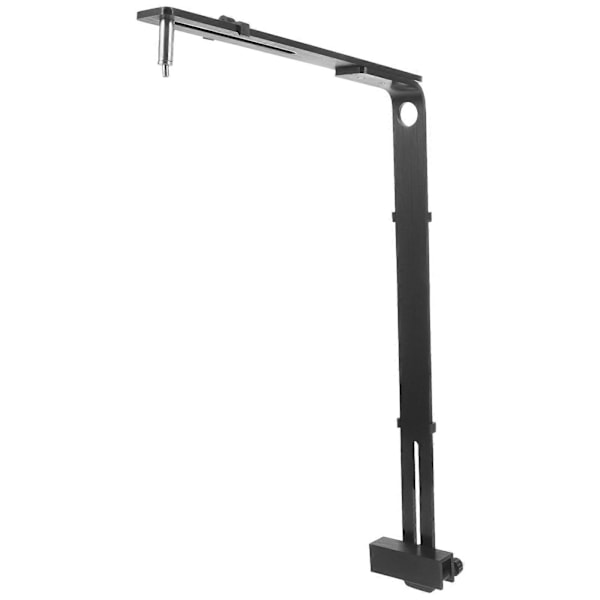 Metal Akvarielys Stand Fisketank Lys Stående Støtte Akvarielys Holder Lysbeslag Sort