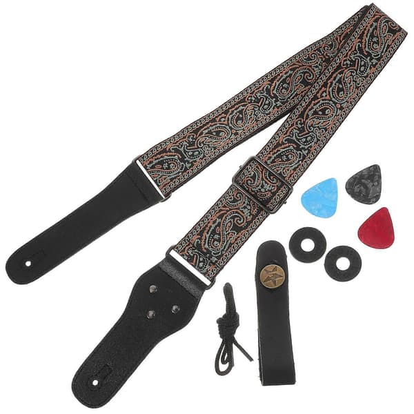 1 Set Gitarrband Set Dekorativa Gitarrband Akustiska Gitarrer Band med Tillbehör