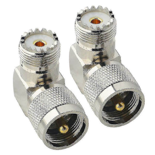 UHF Han til UHF Hun Connector SO239 Connector PL259 Retvinklet Vinklet PL259 Connector UHF Stik UHF 90