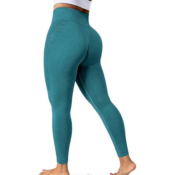 Sømløse træningstights til kvinder, fitnesscenter, yogabukser, scrunch butt lift leggings, høj S-3xl Style1 3XL