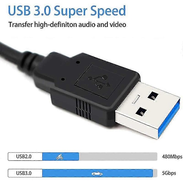 Video Capture Card Usb 3.0 Full Hd 1080p 4k -kaappauskortti suoratoistoon ja tallennukseen