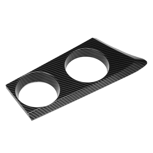 Central Konsol Mugghållare Fäste Ersättning för E81 E82 E87 E88 1-serie 120i 2004?2011 Högerstyrd Kolfiberstil