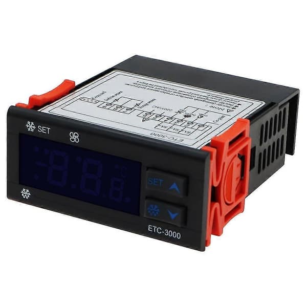 Etc-3000 Mini Temperaturregulator Køleskab Termostat Regulator Termoregulator Ntc Sensor 22