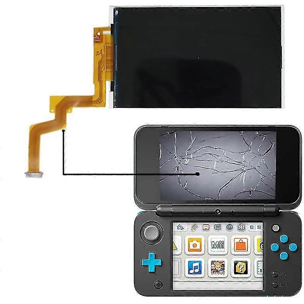 Udskiftning Top Skærm Til New 2ds Xl, Udskiftning Øvre Skærm Lcd Display Til New 2ds Xl/ Ll Syst