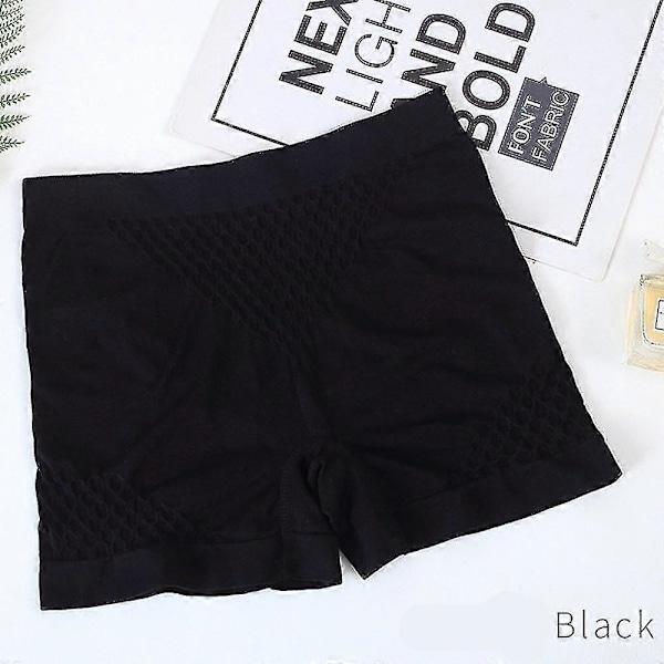 Damer Butt Lift Under Shorts Underkläder Säkerhetsshorts Black XL