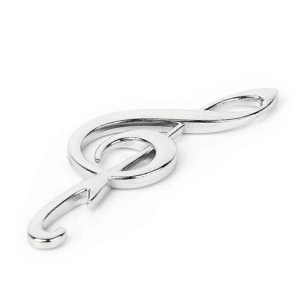 Musiknot-formad Vin-/Ölflasköppnare (Silver)
