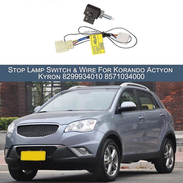 2 stk. bil stoplygte S ledning til Koo C Koo Sports Actyon Kyron 8299934010 8571034000