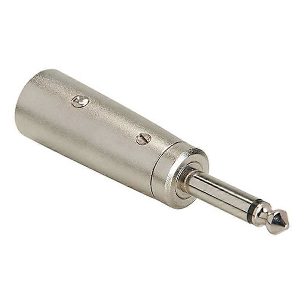 3-nastainen XLR-uros - 1/4 tuuman stereokaapeli mikrofonin pistokeliitinadapteri